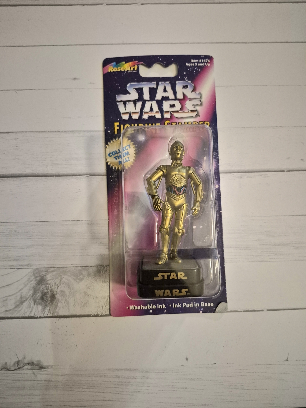Star Wars Vintage 1997 C-3PO Gold Figurine Stamper